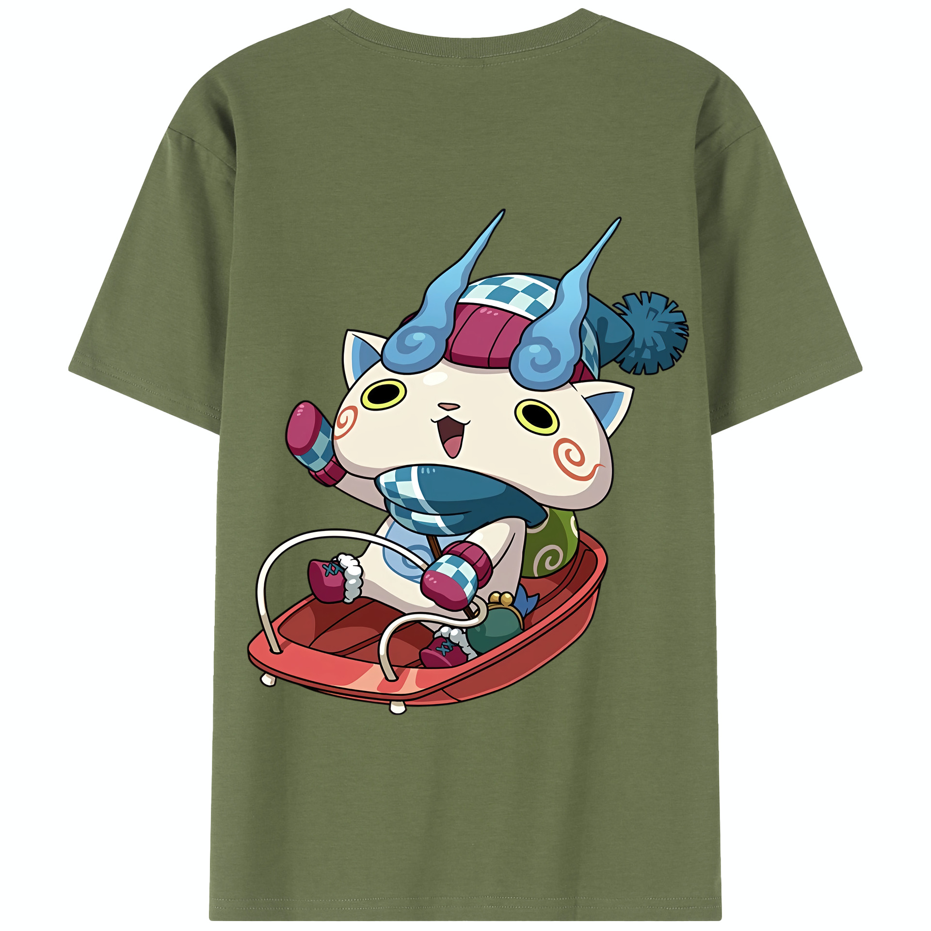 （画像用） 妖怪ウォッチ Yo-kai Watch 綿100％半袖Tシャツ（背面プリント）